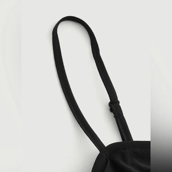 SHEIN ICON RUCHED BUSTIER BODYCON DRESS SIZE SMALL/4 NEVER WORN NWOT KNIT FABRIC - Picture 4 of 10